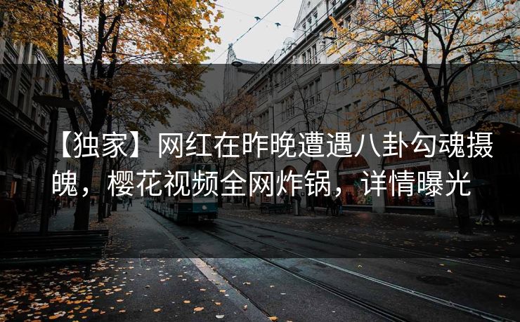 【独家】网红在昨晚遭遇八卦勾魂摄魄,樱花视频全网炸锅,详情曝光 【独家】网红在昨晚遭遇八卦勾魂摄魄,樱花视频全网炸锅,详情曝光